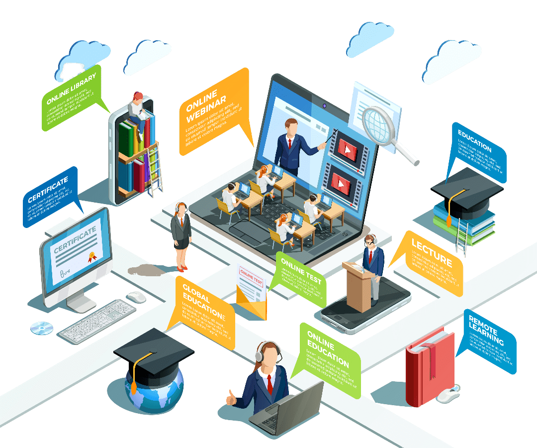 LMS Dashboard Illustration
